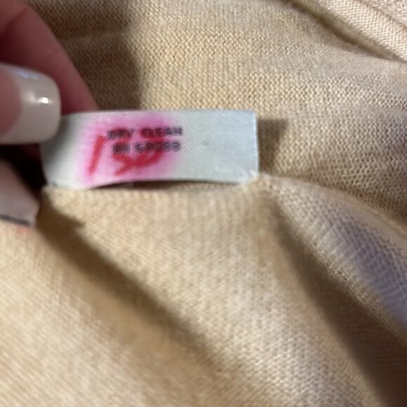 Vintage Neiman Marcus 100% Cashmere Sleeveless Cardigan 2 piece Set Size M - Picture 12 of 14